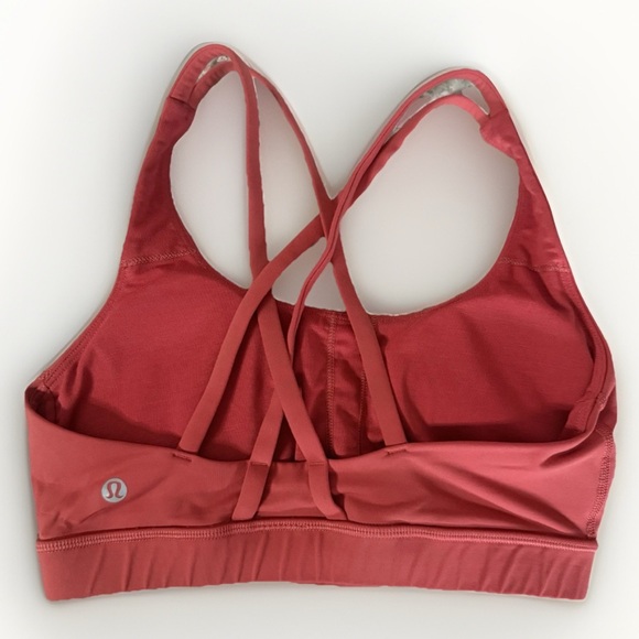 Lululemon Women’s Coral Sports Bra/Top Size 4/Small  Energy Bra - Picture 5 of 5